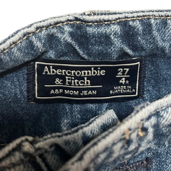 Abercrombie and Fitch Paper Bag Waist Mom Jean - Picture 8 of 9